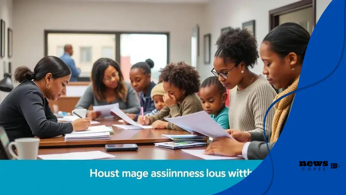Eligibility criteria for assistance